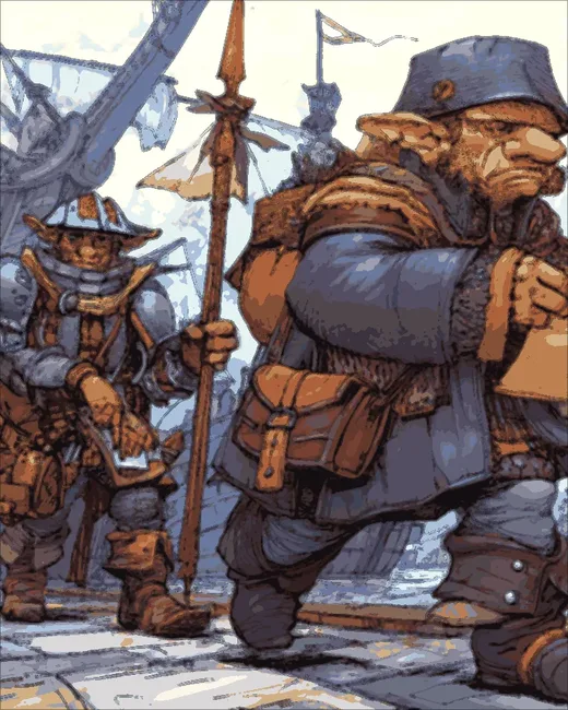 Gnome unit card art from the Woodland War codex