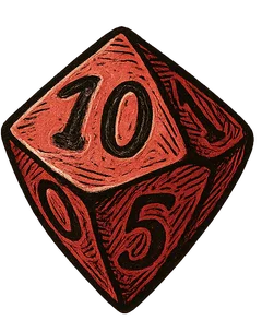 Custom D10 die