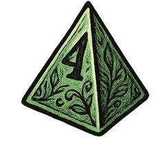 Custom D4 die