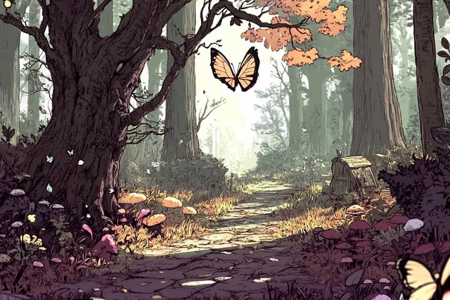 Scene: a forest glade divided between the factions
