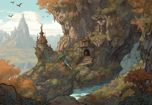 Scene: a fortress above the gorge